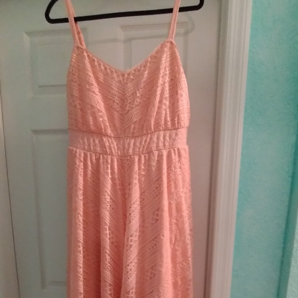 Midi Lace Skater Dress